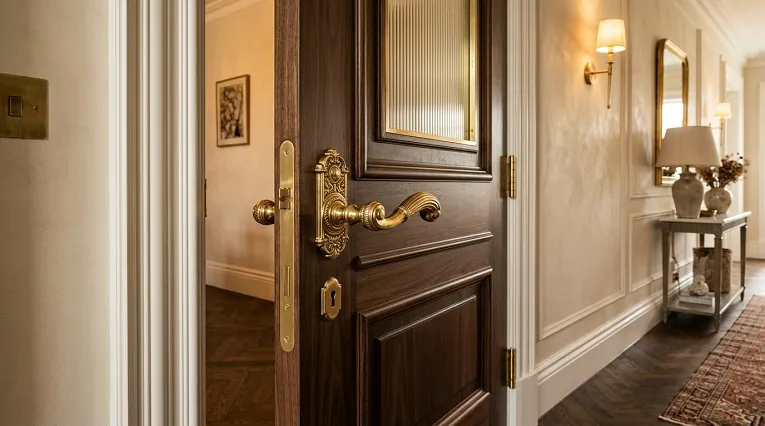 Brass Door Handles for Elegant Home Style