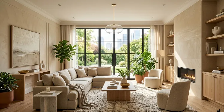 Modern Home Interior Design Living Space