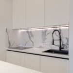 Kitchen sink where a drain may become blocked