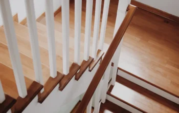 Person cleaning carpet in a living room