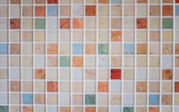 Colourful ceramic floor tiles suited to kitchens and bathrooms